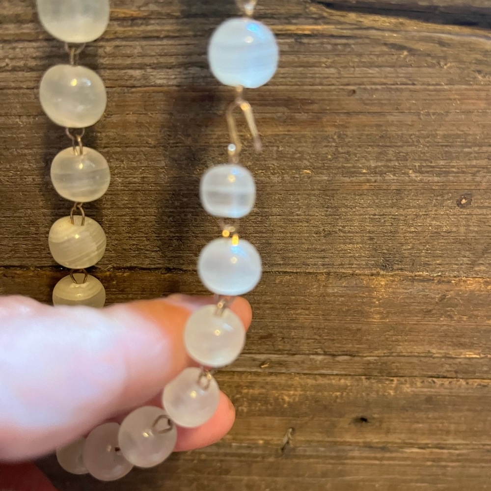 VINTAGE beautiful smokey Quartz beaded necklace - Picture 5 of 6